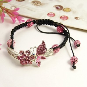 Pink Shamballa Bracelets
